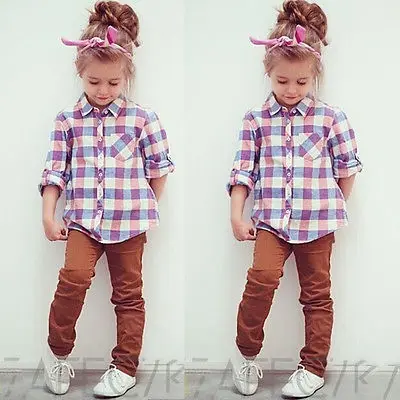 baby flannel shirt girl