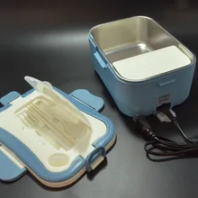1.5L электрический еда отопление lunch box 304 пищевой нержавеющей стали 220 В в доме или 12 В в автомобиле или 24 В в грузовик