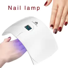 36 Вт Сушилка для ногтей УФ светодиодный Гель-лак отверждения лампы с нижней 30 s/60 s/90 s таймер ЖК-подсветка витрины для сушки ногтей