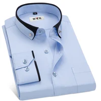 MACROSEA męski strój biznesowy koszule męskie formalne zapinane na guziki kołnierzyk koszuli Fashion Style wiosna i jesień męska koszula na co dzień 3