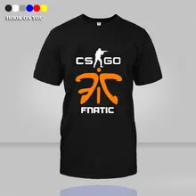 Fnatic T-shirt DOTA 2 CS CSGO Counter Strike fnatic druck Männer T-Shirt Spiel Team baumwolle O Hals camisetas top tees