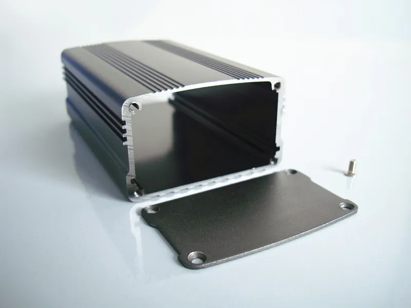Алюминиевый корпус коробки питания батареи оболочки шасси настольного DIY 64*38*100 мм