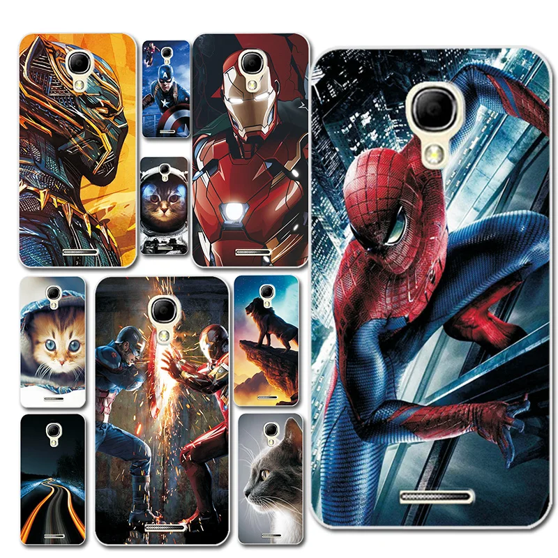 

Starry Sky Phone Bags For Alcatel OneTouch Pixi 4 5010D Spiderman Case Cover Fantasy Brilliant Fundas For Alcatel 5010 5010D