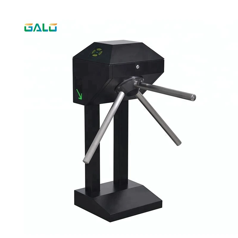 

RFID Semi-Automatic Access Control System Vertical Tripod Turnstile fullautomatic motor Optional