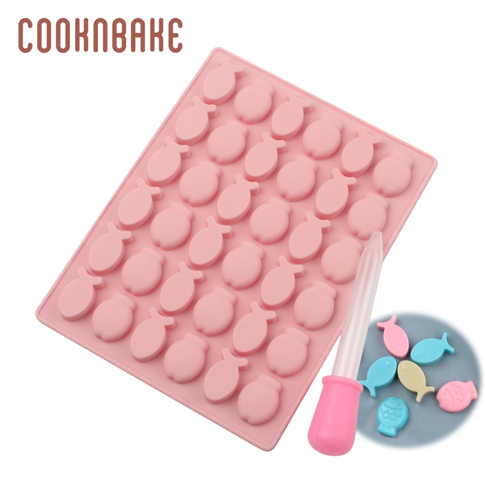 COOKNBAKE bear gummy mold silicone mold for candy chocolate heart sugar form cake decoration tool mini donut with dropper - Color: CDY-367