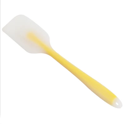 ERMAKOVA силиконовая лопатка-скребок, маленькие инструменты для выпечки, для смешивания кондитерских изделий, гаджет, термостойкие, антипригарные, кухонные принадлежности для выпечки - Цвет: Yellow