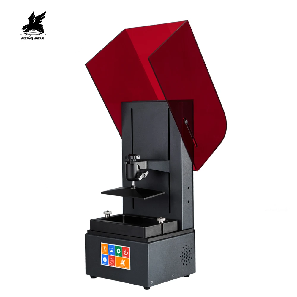 

Newest Flyingbear Color Touch Screen 2560*1440 LCD Shine UV Resin DLP 3D Printer