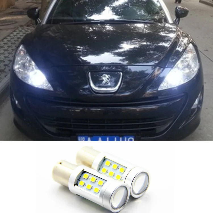 LED DRL Driving Daytime Running Day Fog Lamp Light For peugeot 308