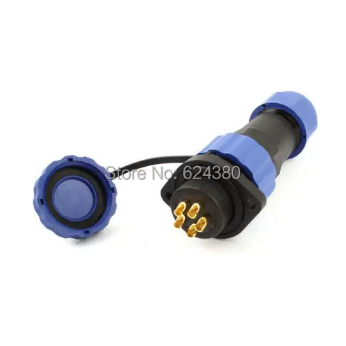 

SD20 20mm 5 Pin Waterproof Dustproof Aviation Connector Plastic Female Male Wire Cable Flange Plug Socket Straight IP68 Discount