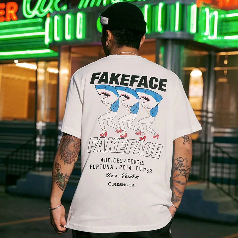 

Aolamegs Men T Shirt Interested Printed Men's Tee Shirts O-neck T Shirt Short Sleeve Fashion Simple High Street Tees Streetwear