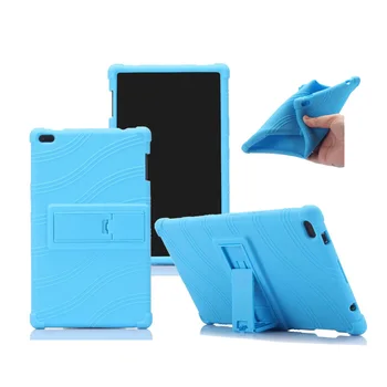 

30PCS/Lot Soft Protective Cover For Lenovo Tab 4 8 TB-8504F TB-8504N Kickstand Silicone Case
