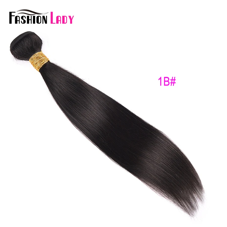 Модные женские предварительно крашеные бразильские волосы переплетения Комплект s прямые волосы#1 черные натуральные пряди человеческих волос для Комплект s 1/3/4 Комплект в упаковке-Реми - Цвет волос: # 1B