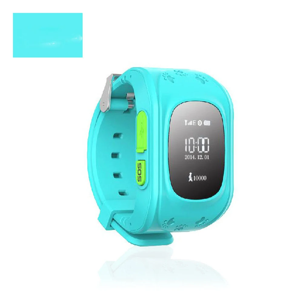 Kids GPS Tracker Montre Connecter Android Watch Satellite Monitor SOS
