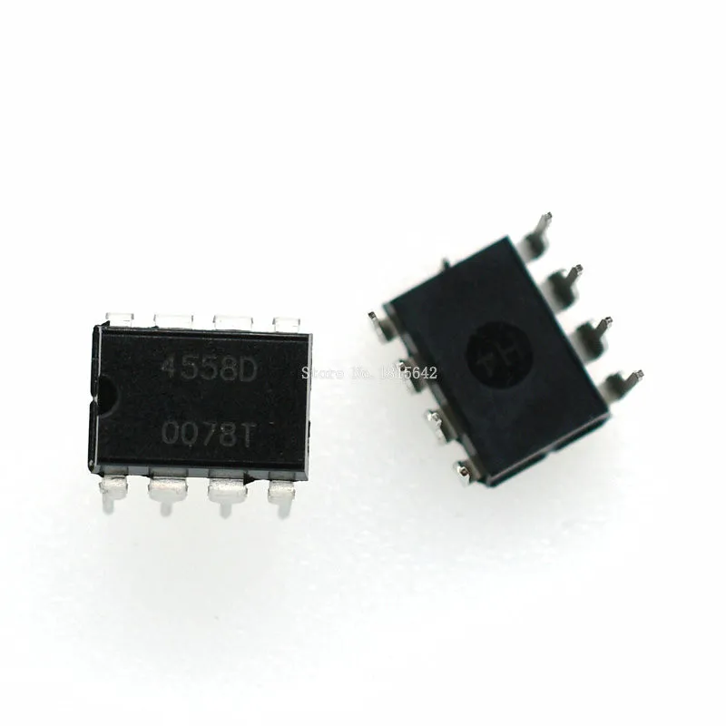 Интегральная микросхема JRC4558 4558 4558D JRC4558D DIP-8 10 шт. | Электронные компоненты и