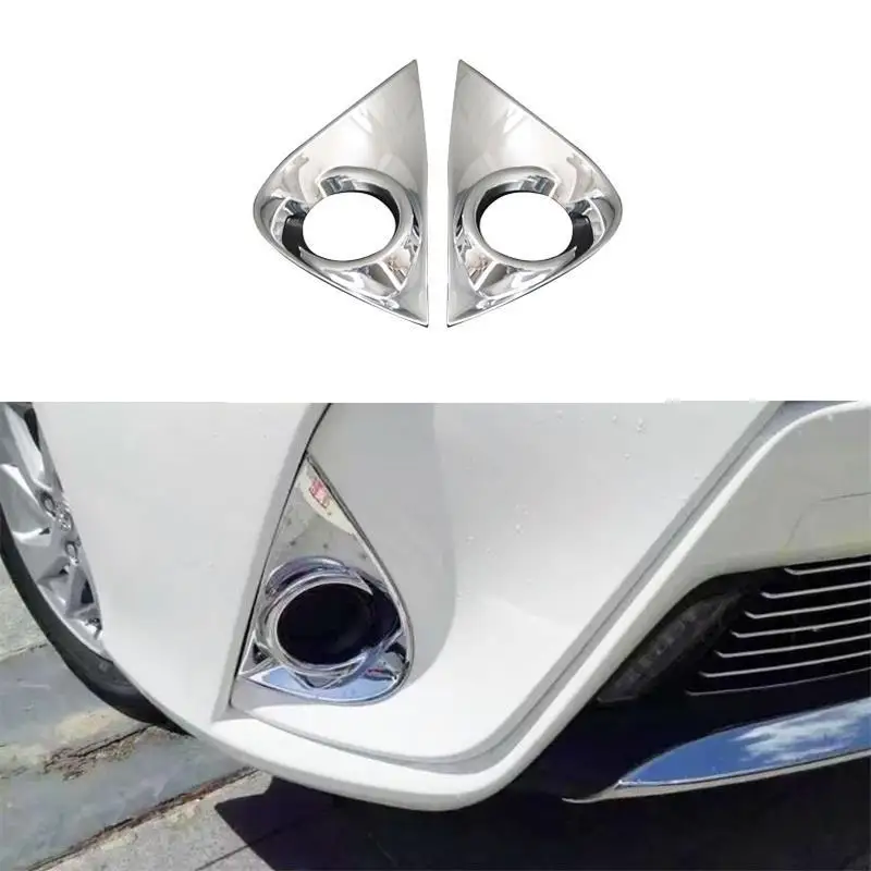 

Front Fog Lamp automobile decorative car styling modification decoration accessory covers bright sequins 17 FOR Toyota Yaris