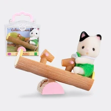 Sylvanian Families Пудель для малышей w/набор бутылок кукольный домик животное пушистая игрушка фигурки подарок для девочки Новинка 5260
