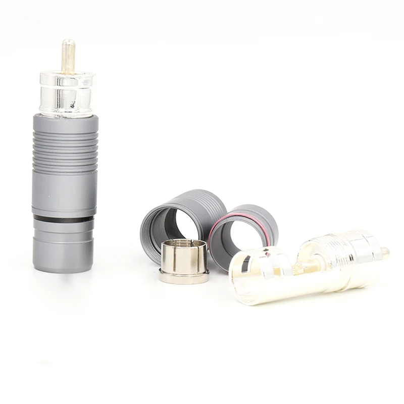 Аудио разъемы Voodoo Silver Shadow RCA коннекторы с посеребренным покрытием для