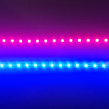 1 м красный+ 1 м синий) светодиодный светильник для выращивания 220 В, для рассады цветы овощи, растения для роста в палатке для выращивания и аквариуме