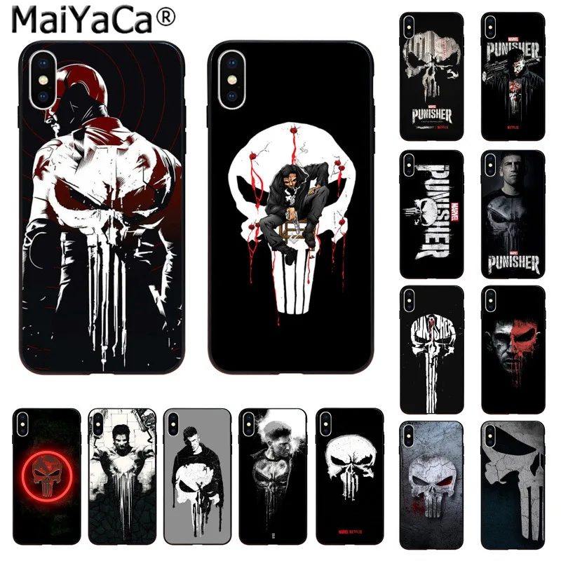 MaiYaCa المعاقب فرانك القلعة لينة سيليكون TPU الهاتف غطاء ل أبل فون 8 7 6 6 S زائد X XS ماكس 5 5 S SE XR الهواتف المحمولة MaiYaCa المعاقب فرانك القلعة لينة سيليكون TPU الهاتف غطاء ل أبل فون 8 7 6 6 S زائد X XS ماكس 5 5 S SE XR الهواتف المحمولة