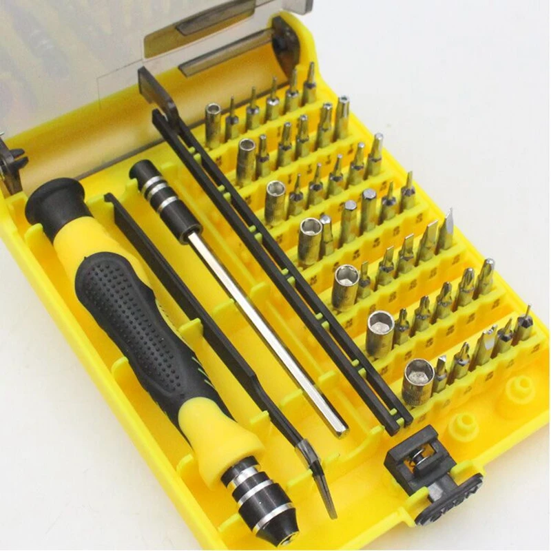How To Open A Trunk With A Screwdriver 45 in 1 Multi Repair Tool Box Magnetic Opening Tools Kit Screwdriver