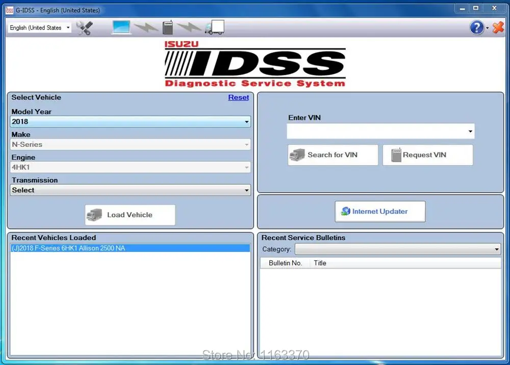 

For Isuzu G-IDSS Export 2018.08 - Isuzu Diagnostic Service System work with DPA5 adapter
