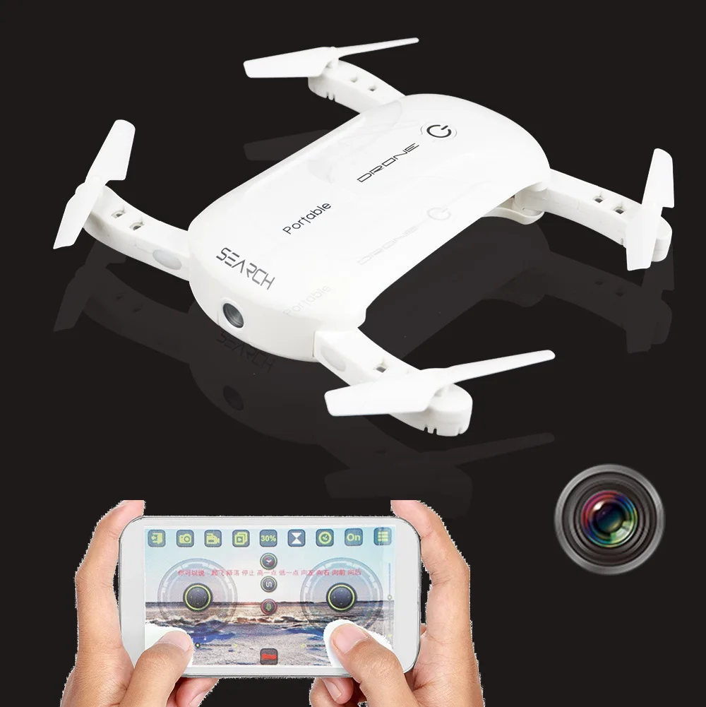 Mini pocket font b drone b font air selifie foldable WIFI FPV remote control font b