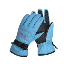 Зимние перчатки для катания на лыжах, толстые супер теплые ветрозащитные лыжные перчатки для сноуборда, велоспорта, мотоцикла, уличные спортивные перчатки для мужчин и женщин