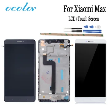 

ocolor 6.44inch For Xiaomi Mi Max LCD Display and Touch Screen With Frame Screen Assembly With Tools+Adhesive High Quality