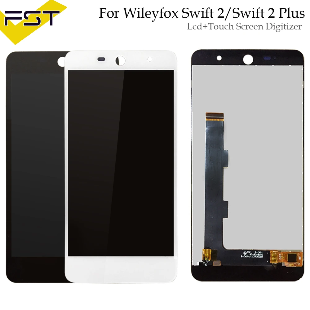 Tanie Do ekranu dotykowego Wileyfox Swift 2 lcd + montaż ekranu wyświetlacza lcd do wymiany smartfona Wileyfox swift 2 Plus + narzędzia
