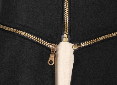 Long Trench Coat Women Plus Size 3XL European Style Wool Cashmere Fashion Women's Slim Zipper Winter Coat Multicolor