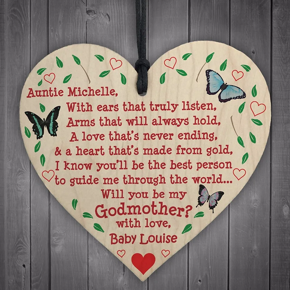 3-Meijiafei-Will-You-Be-My-Godmother-Personalised-Wooden-Hanging-Heart-Cute-Love-Gift-Sign-Leave-custom