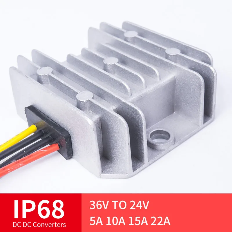 

36 TO 24V 5A 10A 15A 22A High Quality DC Converter Step-Down DC Voltage Regulator Voltage Mutual, Suitable for Automot