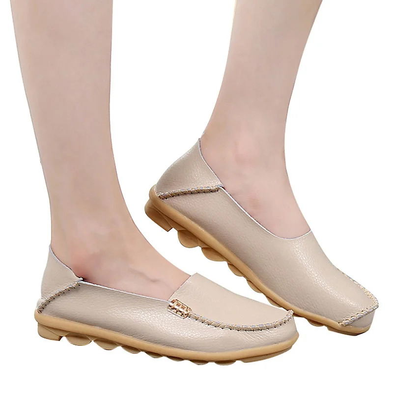 Women Flats Slip On Loafers Women Genuine Leather Shoes Female Nurse Flat Shoes Woman Moccasins Casual Zapatos Mujer Plus Size Women Flats Slip On Loafers Women Genuine Leather Shoes Female Nurse Flat Shoes Woman Moccasins Casual Zapatos Mujer Plus Size