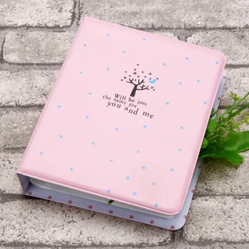 

64 Pockets Cartoon Photo Album Korean Style Foldout Instax Mini Album 16 Pages Image Picture Photo Storage Album Home Decor