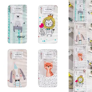 

Baby Ice Silk Mat with Pillow Set Kindergarten Kids Mat Cute Cartoon Crib Baby Room Crawling Pad Folding Mat Baby Carpet