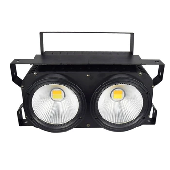 

2 Eyes 200W Warm+Cold White LED Audience Light/2*100W LED Blinder Lights/LED COB LED PAR For Stage TV Studio Bar Clubs Theaters
