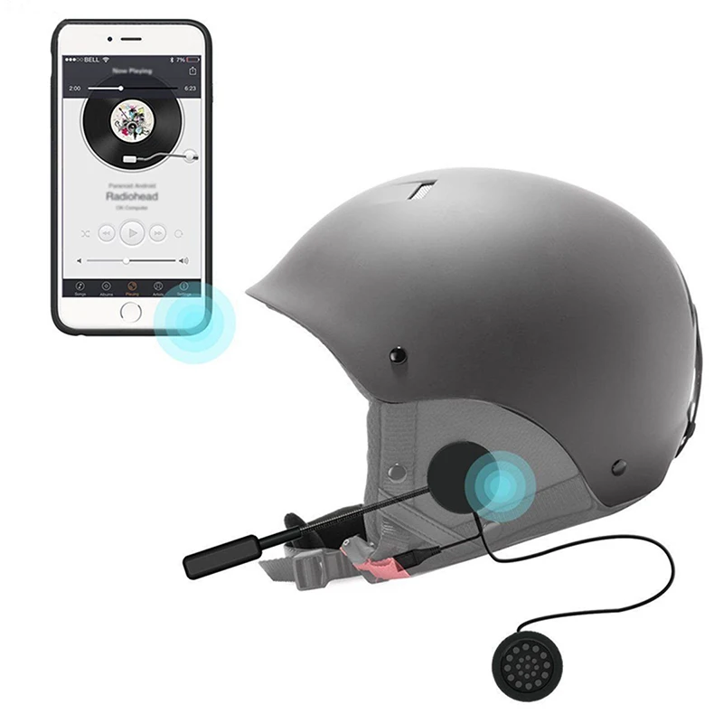 Двигатель Беспроводной Bluetooth гарнитура мотоциклетный шлем наушники аксессуары для мотоциклов наушники Динамик громкой связи Bluetooth гарнитура Музыка для MP3/4