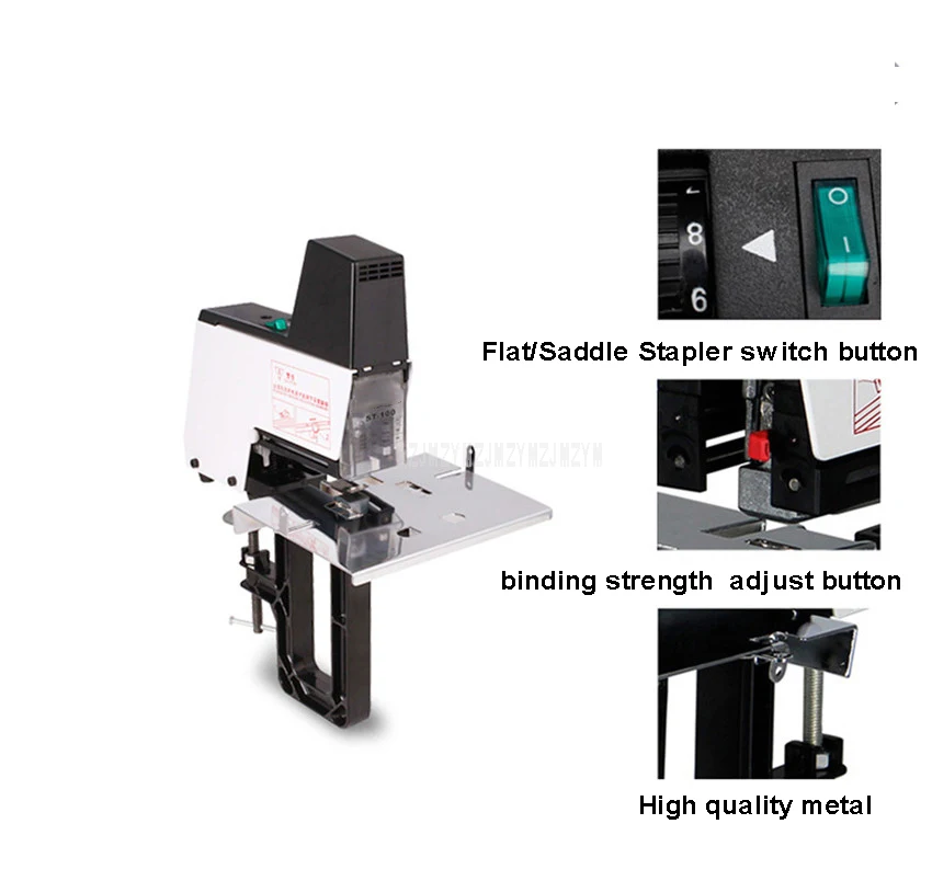 A3 Электрический Плоский/подъемный седло степлер строчильная машина для универсального 6 мм 8 мм скобы переплетная бумага машина для переплета книг ST-100 800 W