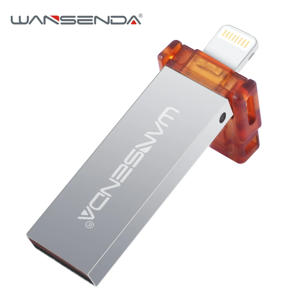 

WANSENDA-i100 USB Flash Drive For iPhone/iPad/iPod Pen Drive OTG USB 2.0 16GB 32GB USB Stick 64GB 128GB Pendrive For iOS System