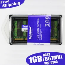 Lanshuo 1G 1 ГБ DDR2 pc2 5300 667 МГц 2RX8 PC2-5300 памяти ноутбука 1G pc2-5300S ddr2 667 МГц 200pin Тетрадь Оперативная память