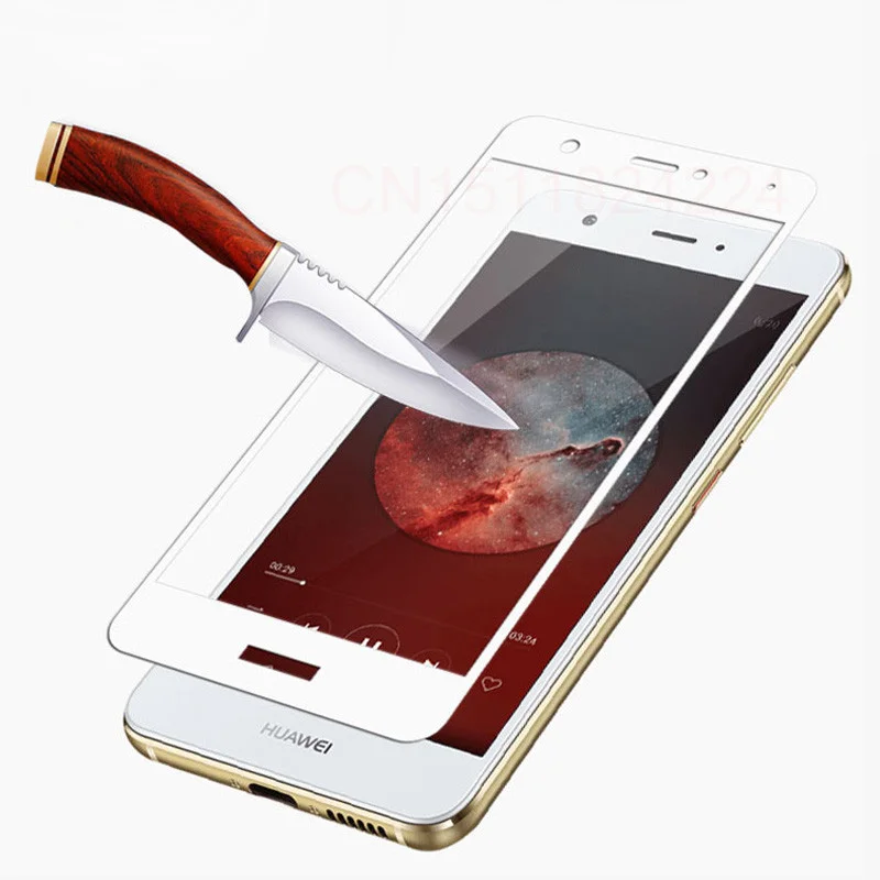 Full Cover Tempered Glass For Huawei P8 Lite 2017 P9 Lite Plus P10 Screen Protectors For Huawei Honor 9 8 6X 6A V9 V8 Nova Film (16)