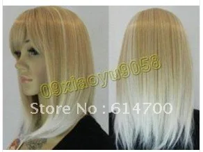 New Fashion natural Hair Stylish Women's blonde mix wigs |
