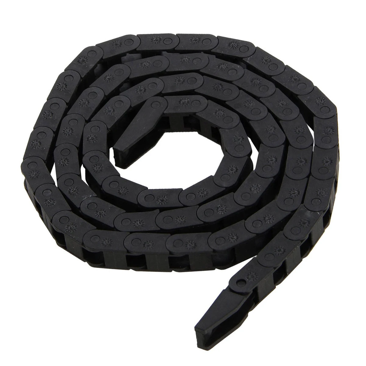7*7mm Black  Nylon Wire Carriers  Drag Chain Plastic Towline Nest  Cable Carriers  Plastic Towline Nest For CNC Machine  Tool