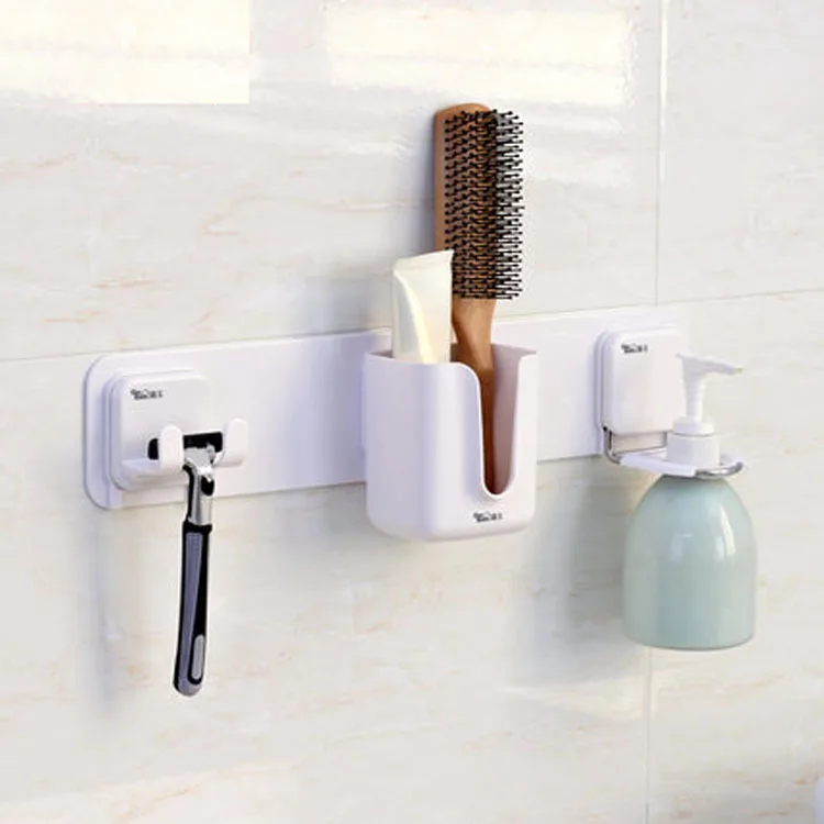 Multifunctional Adhesive Rack Razor Holder Towel Hooks E Saving Multifunctional Adhesive Rack Razor Holder Towel Hooks E Saving Bathroom Wall Shelf Soap Dispenser In Shelves From Home Improvement On
