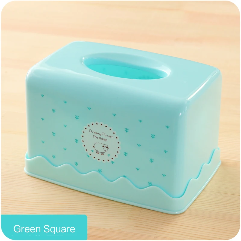 2016 Cute Pattern Tissue Box Cotton PP Fabric Tissue Holder Cover Removable Home Decoration