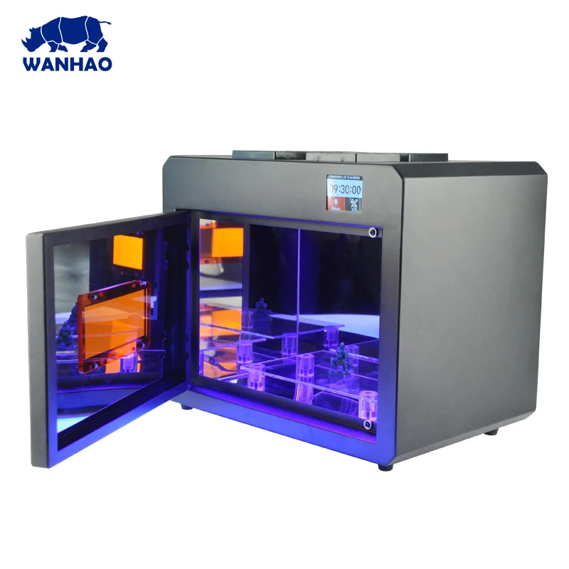 2019 WANHAO 3D принтер новая версия коробка для УФ отверждения BOXMAN продажи камера