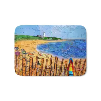 

Summer Down The Cape Bath Mat Carpet Home Living Room Bedroom Kitchen Entrance Doormat Outdoor Rugs