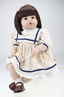 Fashion 28 Inch Silicone Vinyl Lovely Doll Reborn Lifelike Newborn Baby Dolls Realistic Babies Girl Children Birthday Gift