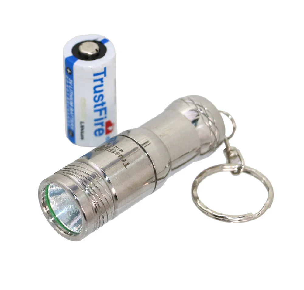 

Led Flashlight Portable Lanterns Trustfire Mini Penlight * XML-L2 3 Mode Torch Keychain Waterproof Pocket Lamp CR123A Battery