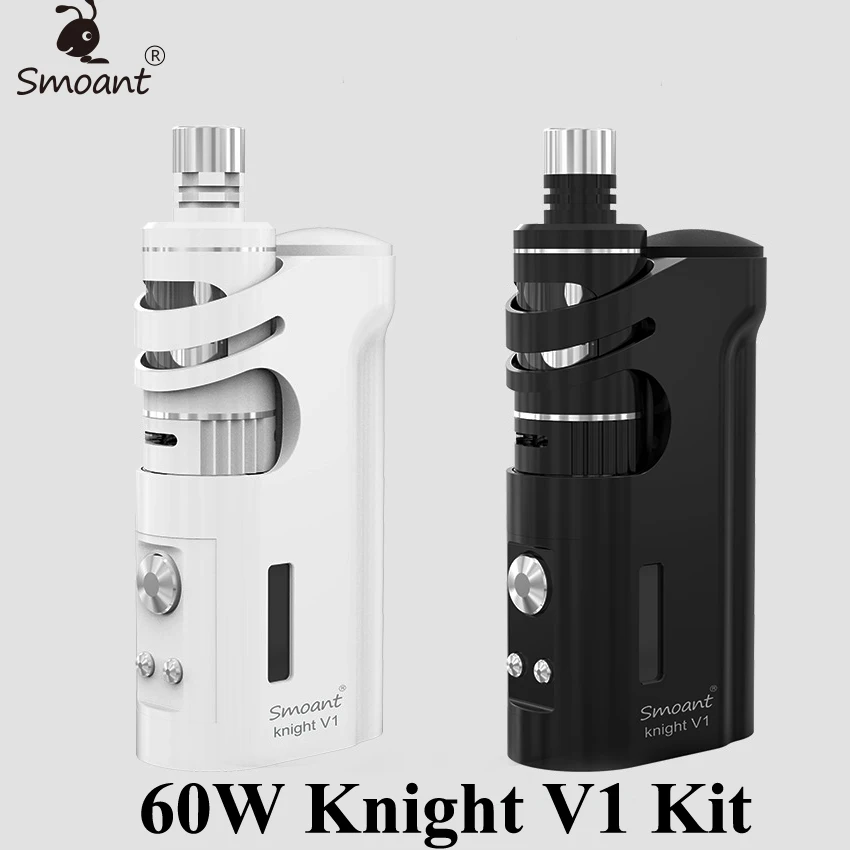 Electronic Cigarette Vape Box Mod E Hookah Vaporizer Smoant Knight V1 60W TC Mod E Cigarette Kit Cloupor Talos V1 Atomizer X1074